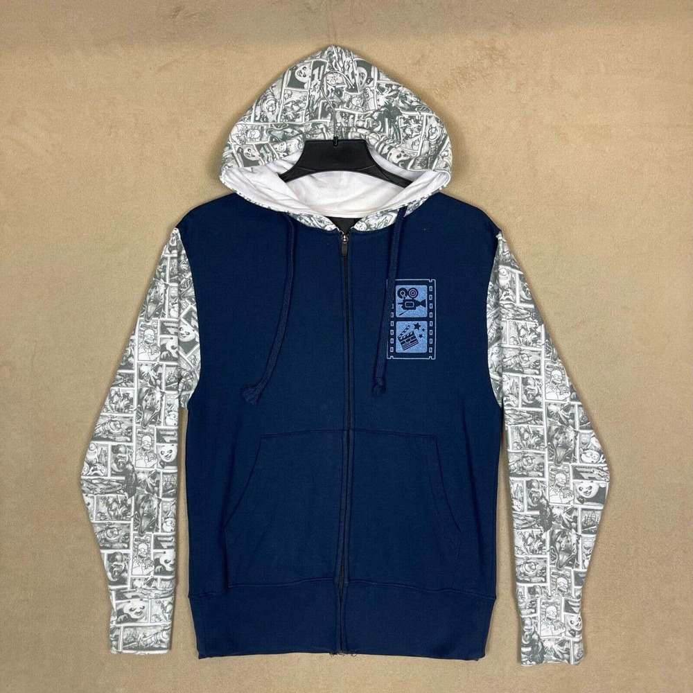 Universal Studios Epic Adventures Graphic Hoodie Jacket Mens XS Multicolor